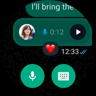 WhatsApp Messenger location sharing view inside a conversation with stop sharing control