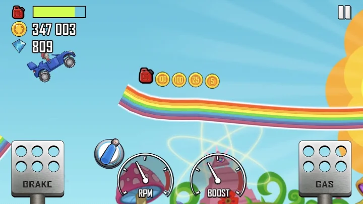 Racer performing a backflip trick to earn bonus points