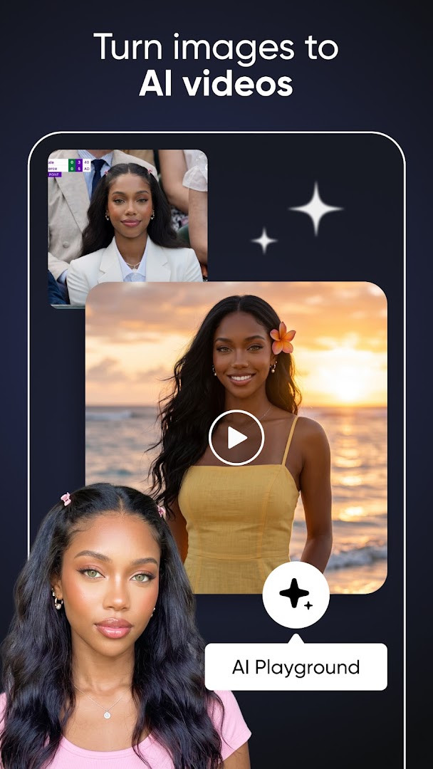 Background remover tool displaying a clean cutout of a portrait photo