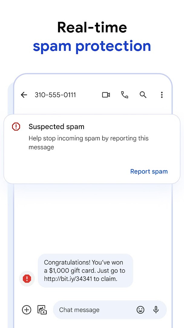 Google Messages conversation with custom chat bubble colors applied to messages