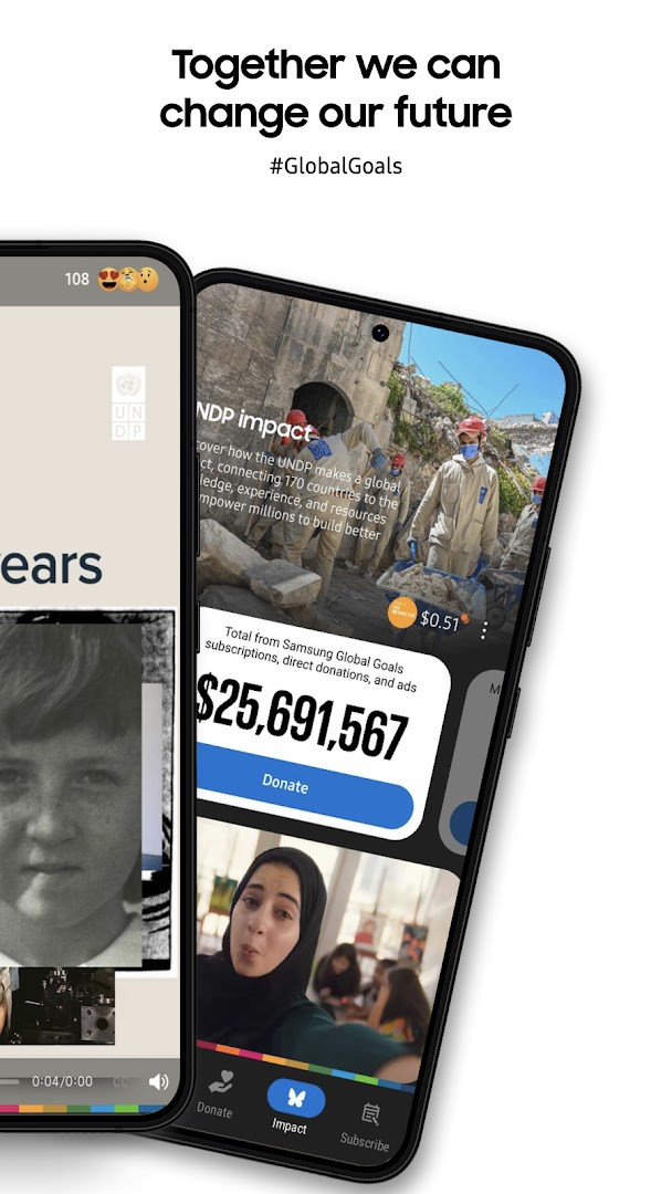 Samsung Global Goals campaigns and challenges list for addressing global issues