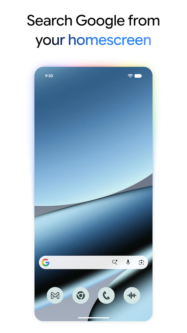 Search Live interface using voice and camera for a real-time conversation.