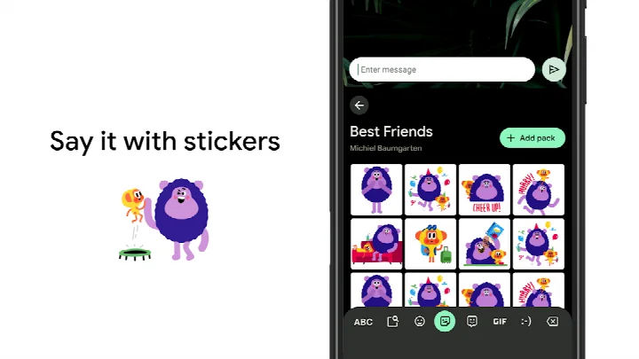 Gboard - the Google Keyboard handwriting mode where cursive and printed letters are drawn