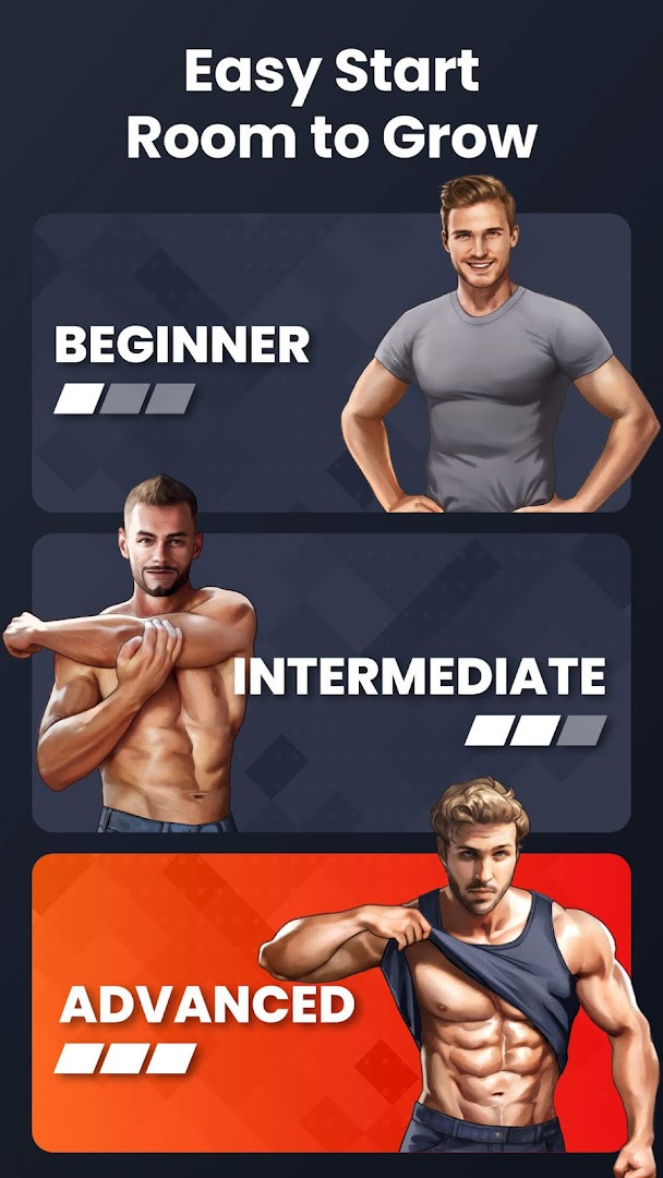 Home Workout - No Equipment exercise demonstration screen