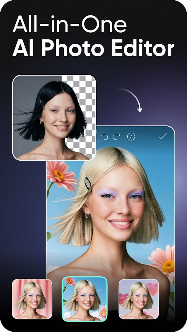 Screen showing an AI image generator turning text prompts into AI art