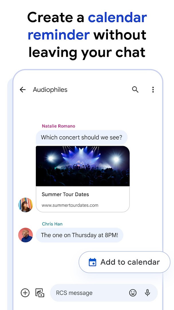 Google Messages compose field with Magic Compose suggestions offered for a reply