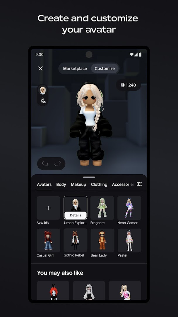 An RPG adventure in Roblox with a character holding a sword in a fantasy landscape