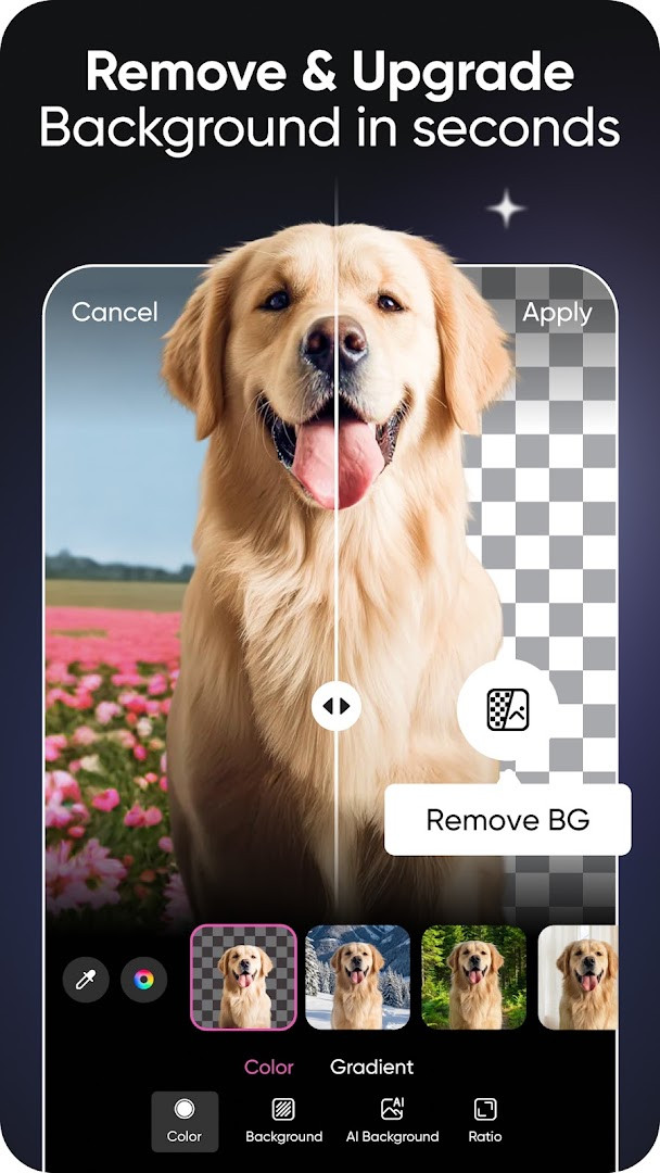 AI video generator screen turning images into short motion clips