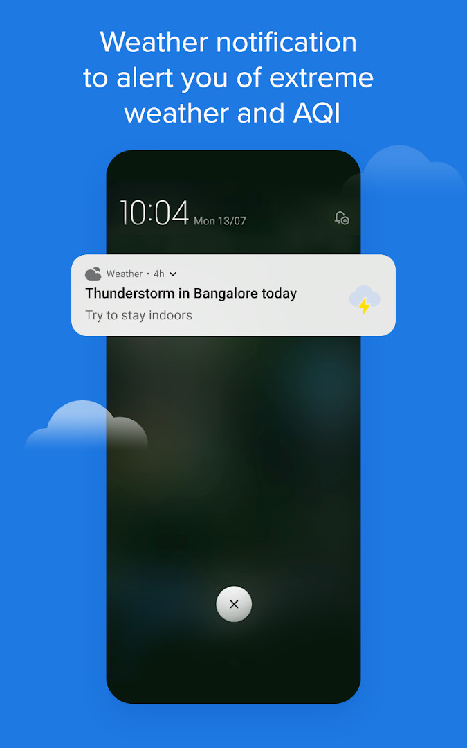 Weather - By Xiaomi detailed weather view with sunrise, sunset, UV index, and atmospheric pressure