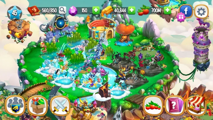 Dragon evolution view showing a hatchling growing into a powerful legendary beast